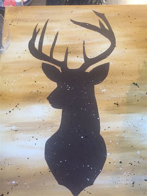 easy deer painting ideas